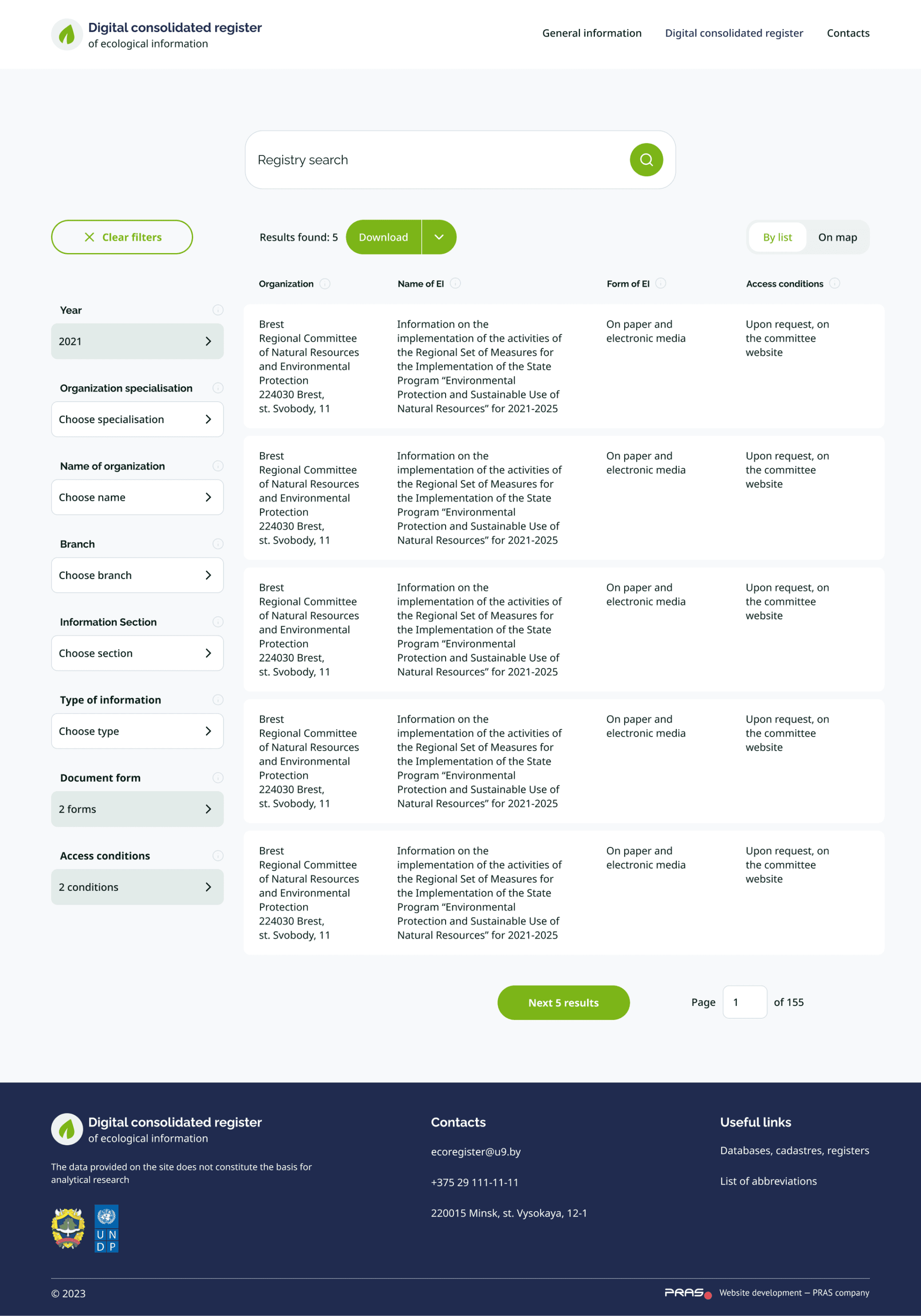 Главная страница проекта